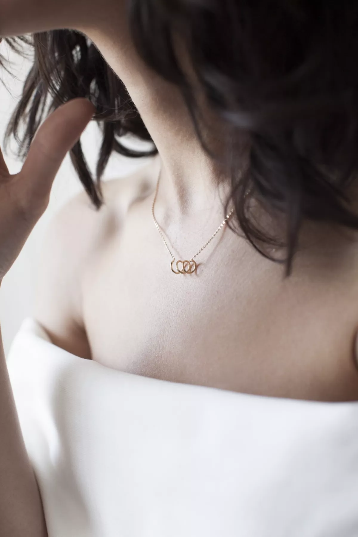 Collar Spiral mini dorado