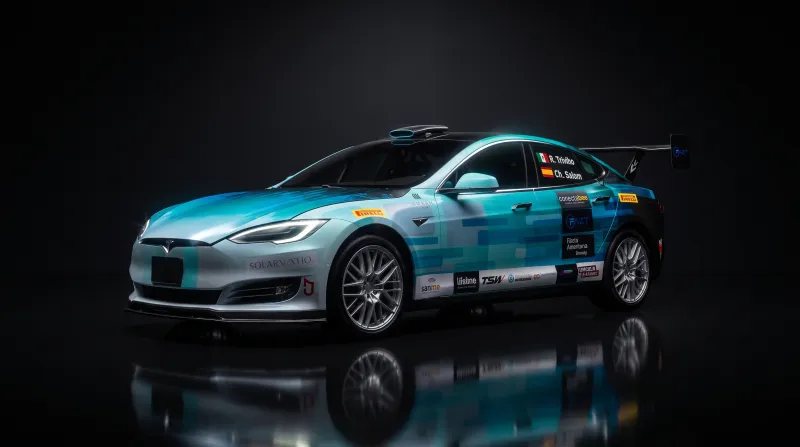 El Tesla Model S 2021 que correrá la Carrera Panamericana en México