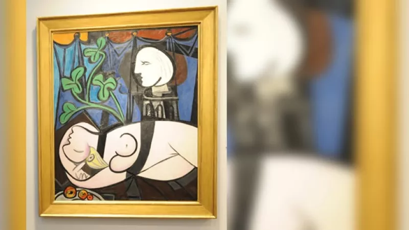 Desnudo, hojas verdes y busto obra de Picasso mas cara del mundo