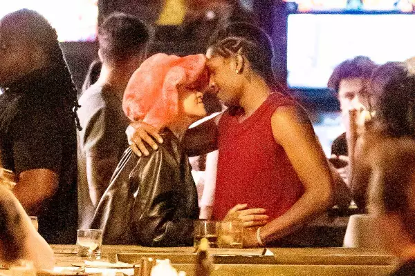Rihanna y A$AP Rocky durante su date en Nueva York.