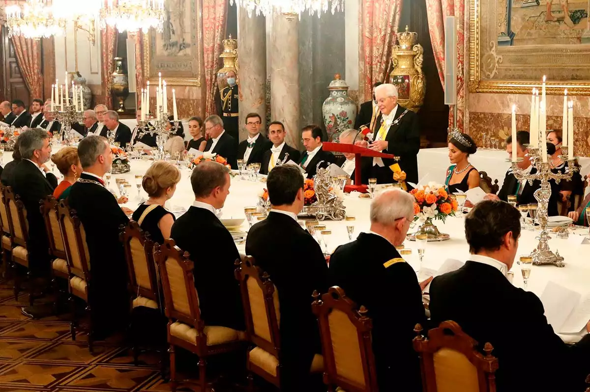 Cena Gala Palacio Real Madrid