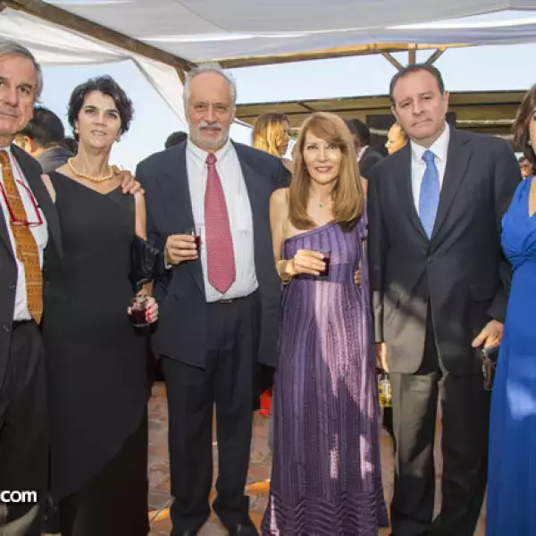Diego y Luz Martínez Negrete,Juan y Bety Padilla López,Julio Sánchez-Yesornda,Cecilia Prieto de Sánchez-Yesornda