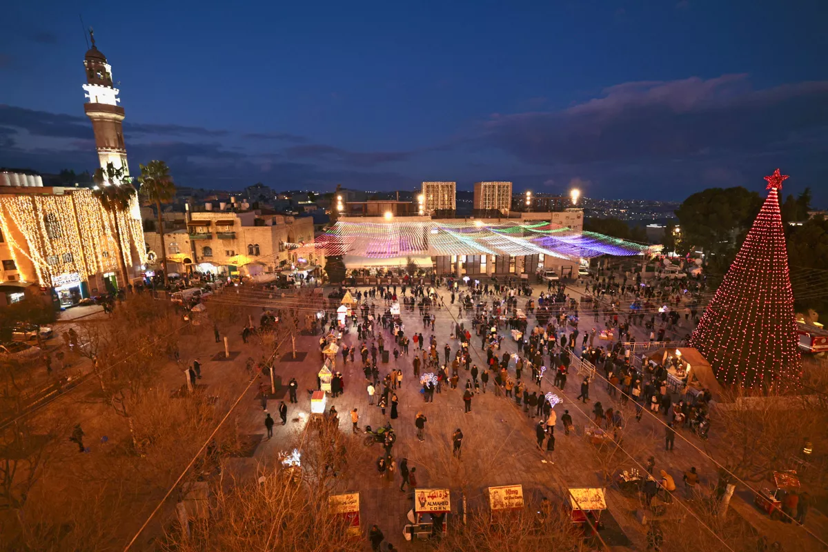 Qué conflictos hay en la ciudad donde nació Jesús (Vista panorámica de la ciudad Belén)