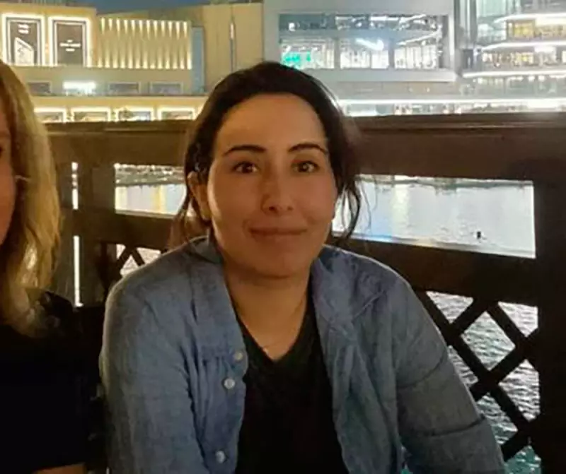 La princesa Latifa en una de la fotos compartidas por la cuenta de su amiga Sioned Taylor.