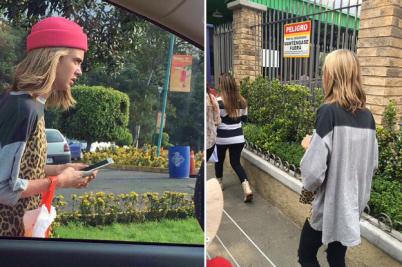 Pero lo que más llamó la atención fue que Cara estuviera en Six Flags.