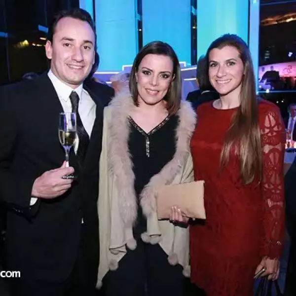 Juan Sotres,María Cisneros y Francesca Romita