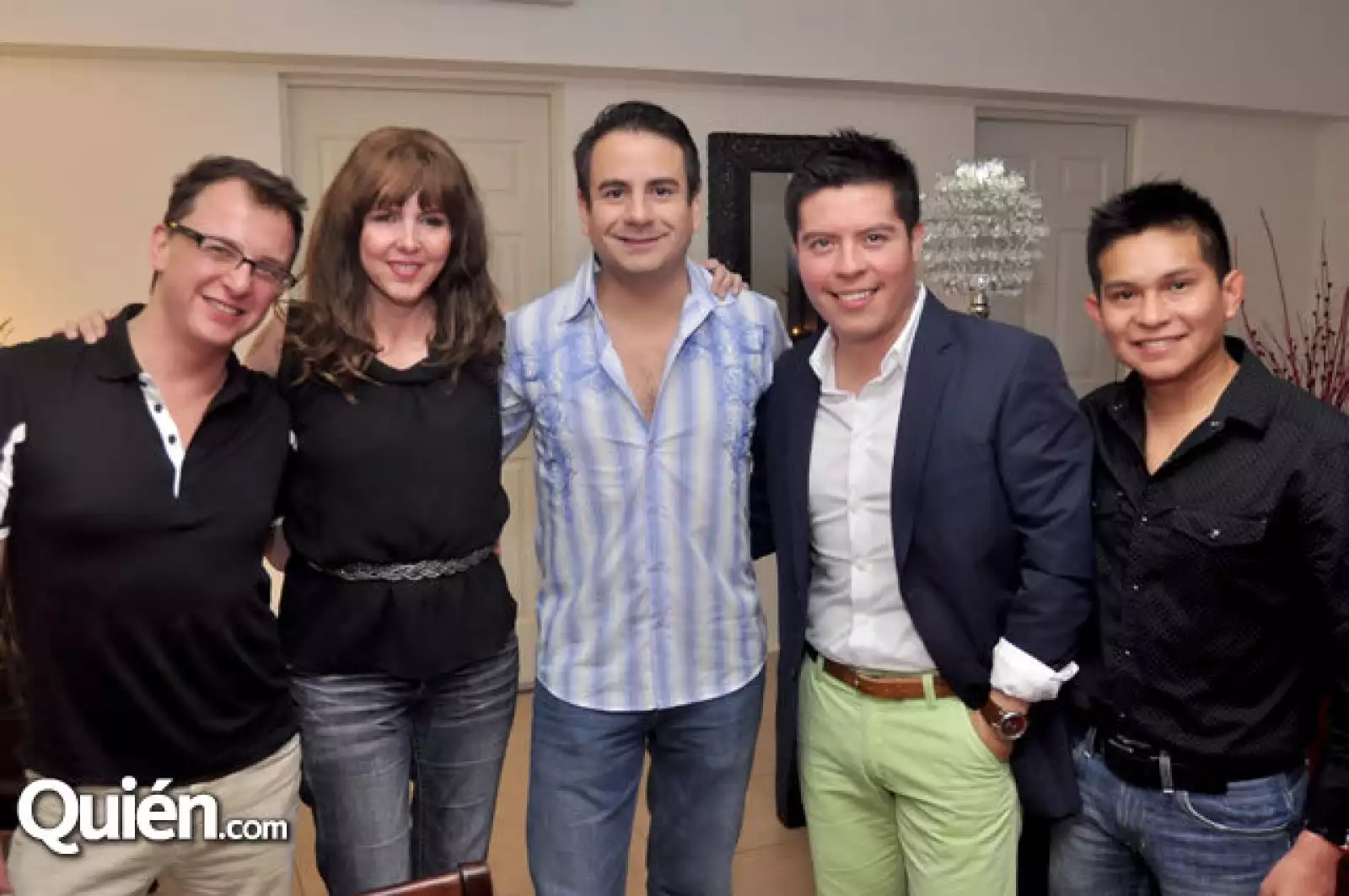 Hugo Elizondo, Lula Garza, Jorge Velasco, Joab Ramírez y Aldo Cárdenas