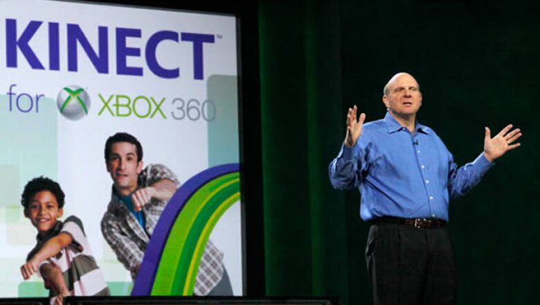 Steve Ballmer, CEO de Microsoft, da una conferencia previa al inicio formal del CES, en la que anunció que se han vendido más de 8 millones de unidades de Kinect.