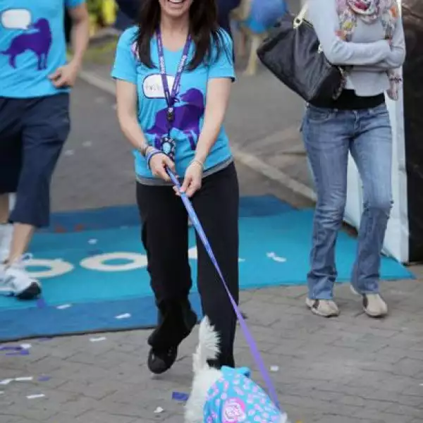 María José Suárez con Pancha