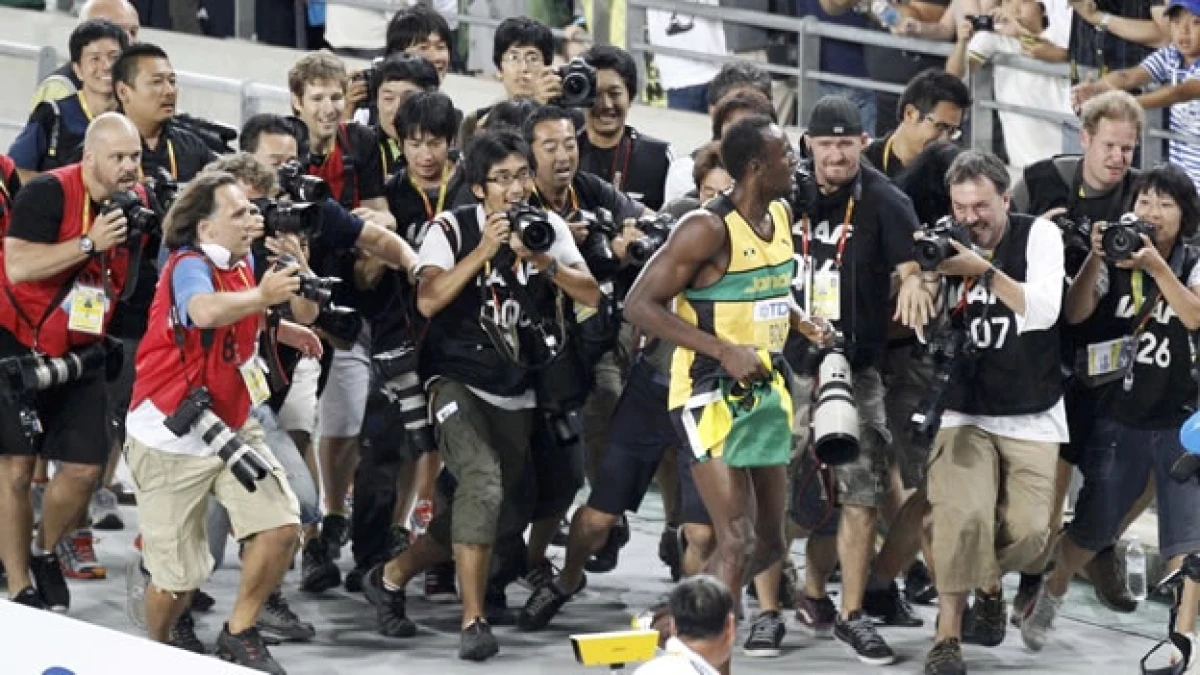 prensa persigue a bolt