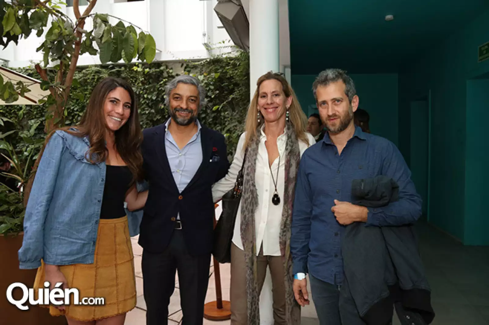 Laura de Gunzburg, Alejandro Escudero, Christina Arellano y Yoshua Okon