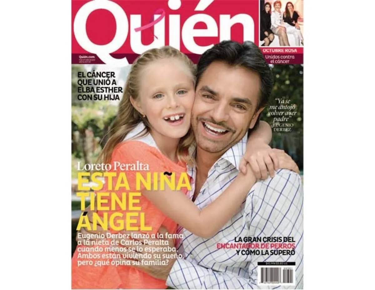 Loreto Peralta y Eugenio Derbez son la porta da la nueva QuiÃ©n.