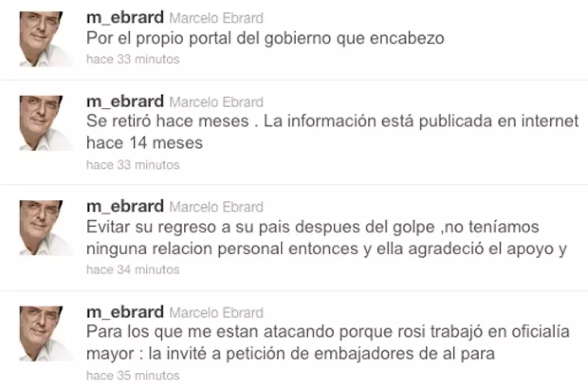 Asegura que desde hace meses, su administración hizo pública la información difundida esta mañana.