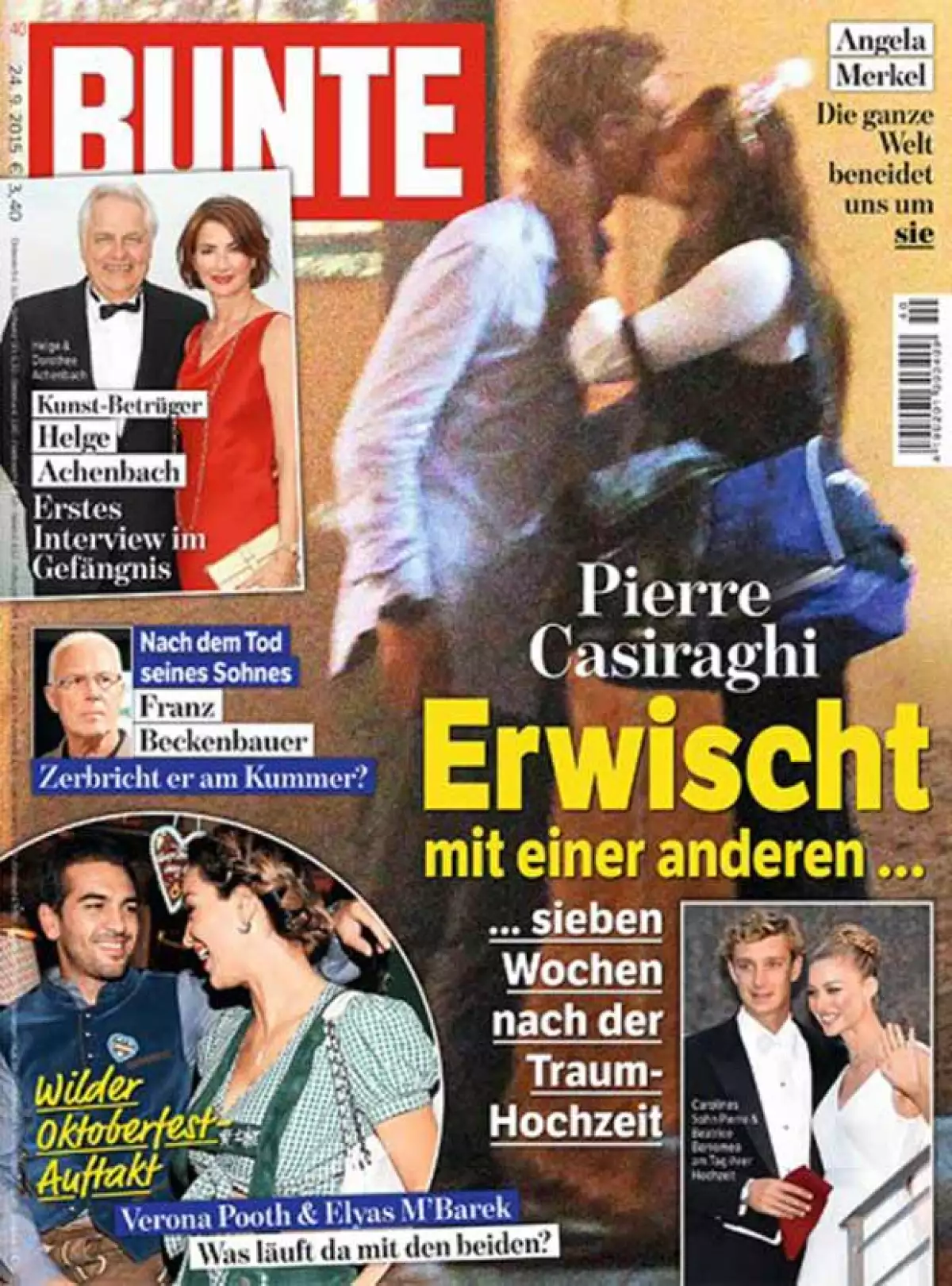 La pareja se casó en agosto pasado. Y ha sido una revista italiana y alemana las que comenzaran los rumores de una posible infidelidad.