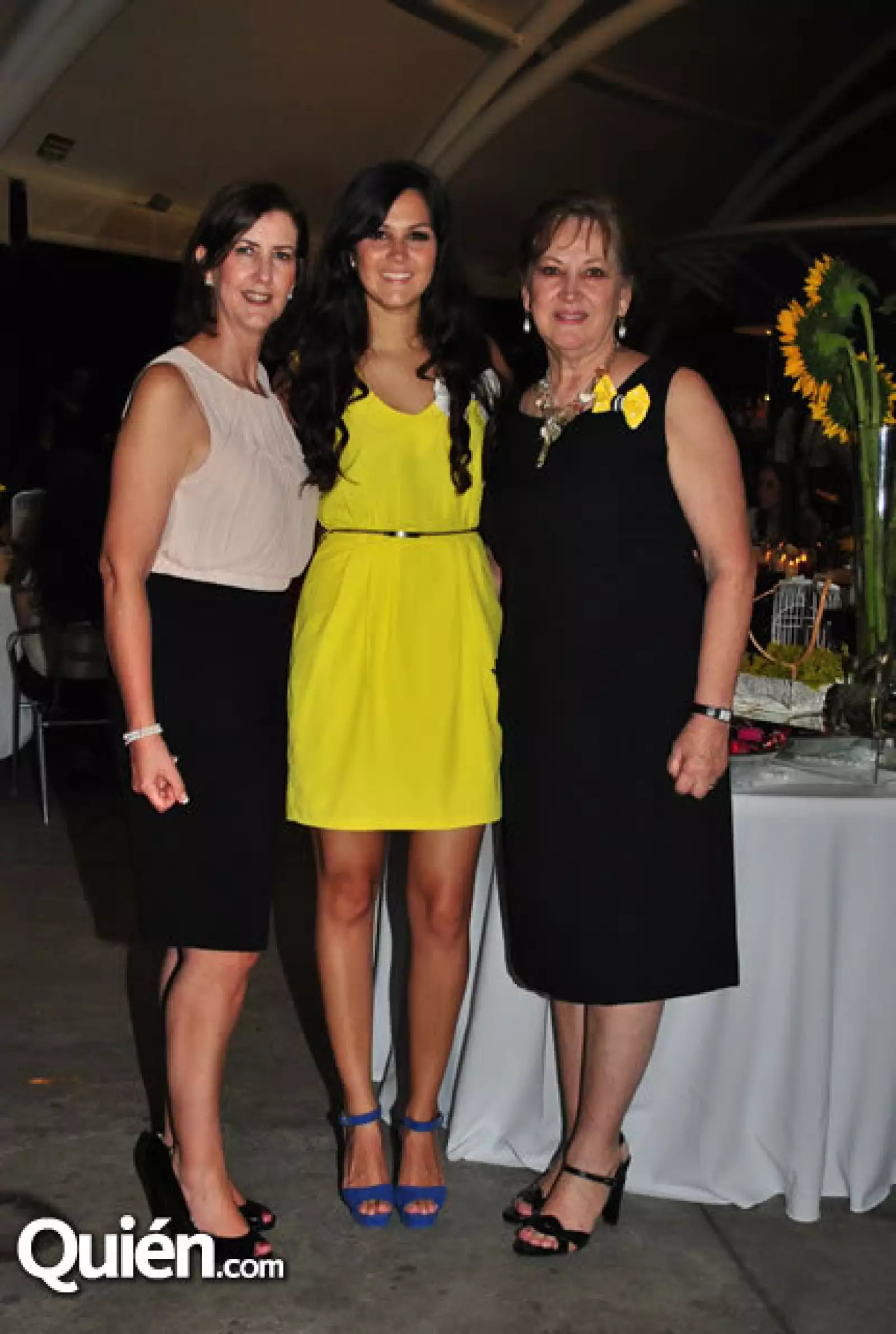 Judith Franco de Juáez, Ady Ortiz y Martha Castro de Ortiz