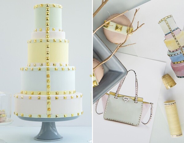 ¿Recuerdas las piezas en pastel de Valentino? Esta es una interpretación muy exacta de esa colección.