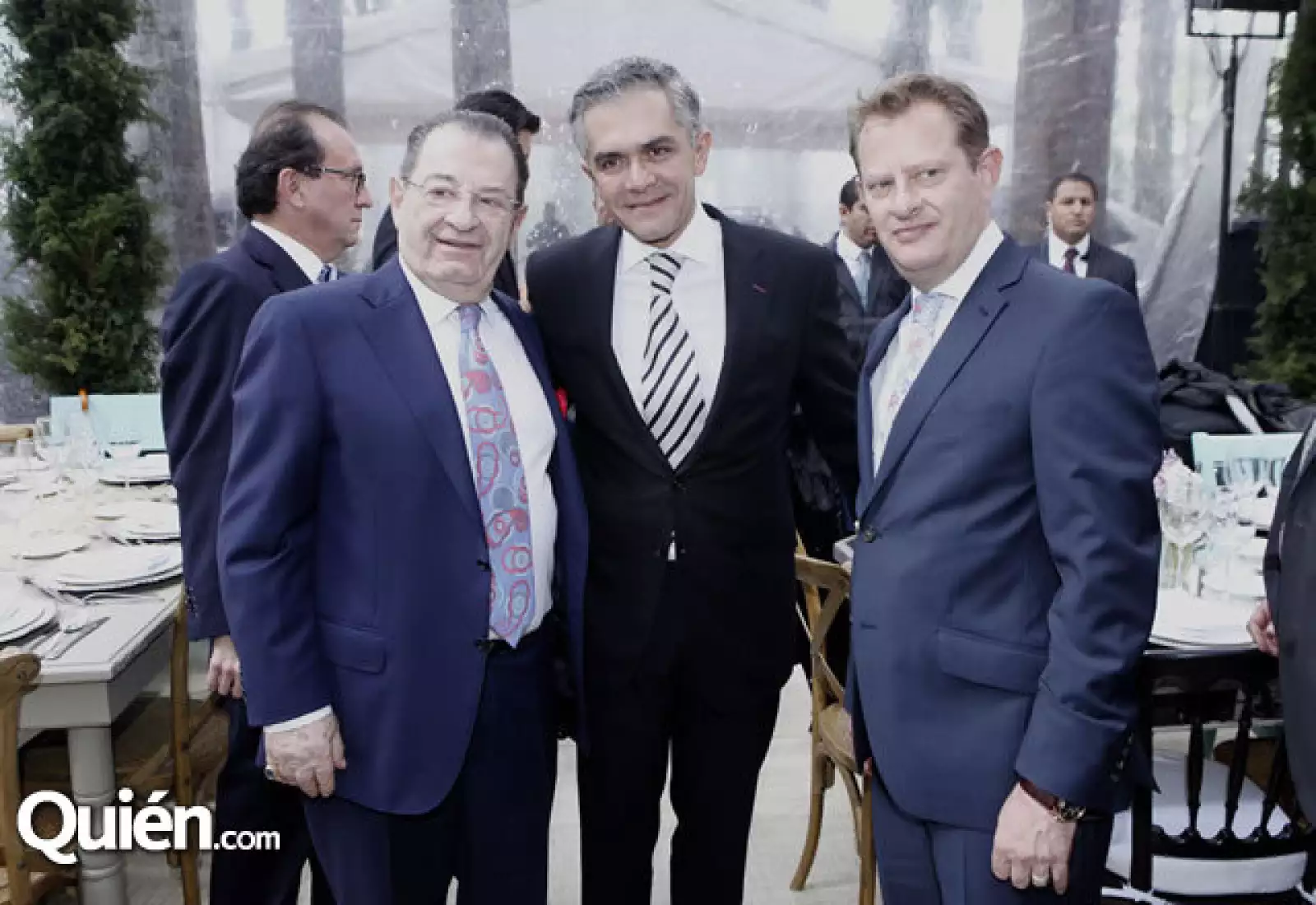 Justino Hirschhorn,Miguel Ángel Mancera y Leopoldo Hirschhorn