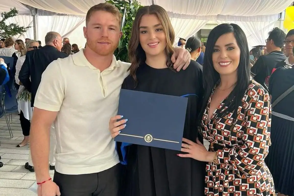 Saúl 'Canelo' Álvarez, Emily Cinnamon y Karla Beltrán