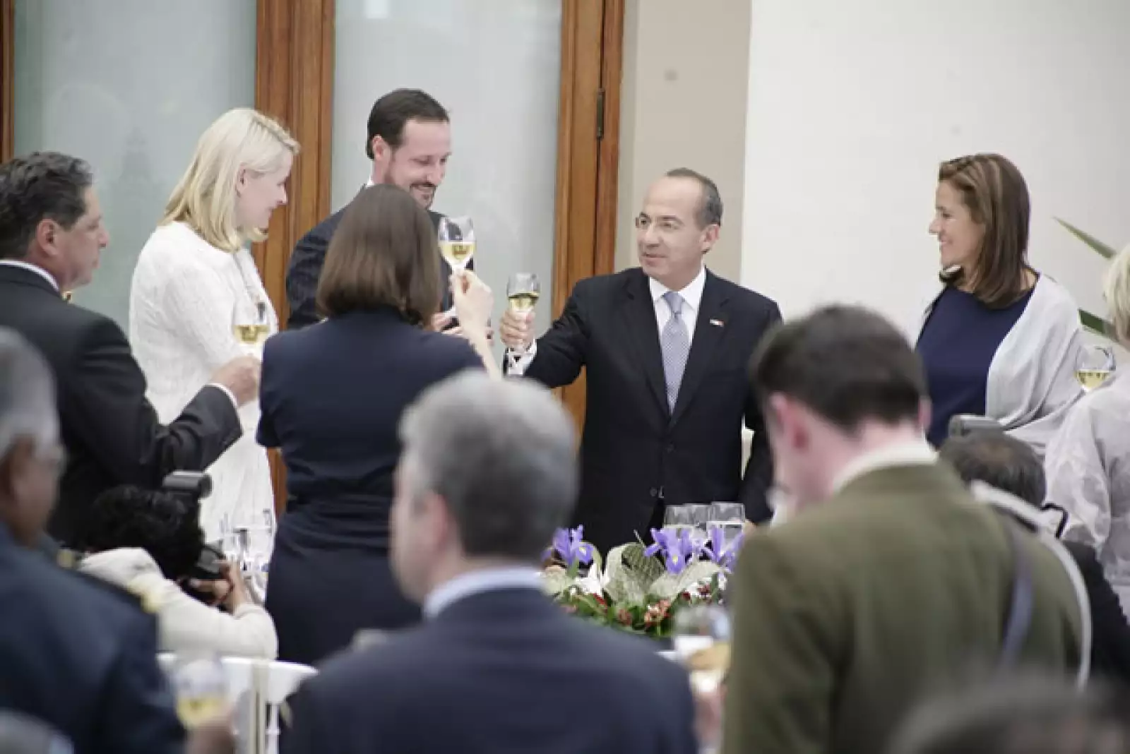 PRINCIPES DE NORUEGA EN CASTILLO DE CHAPULTEPEC
