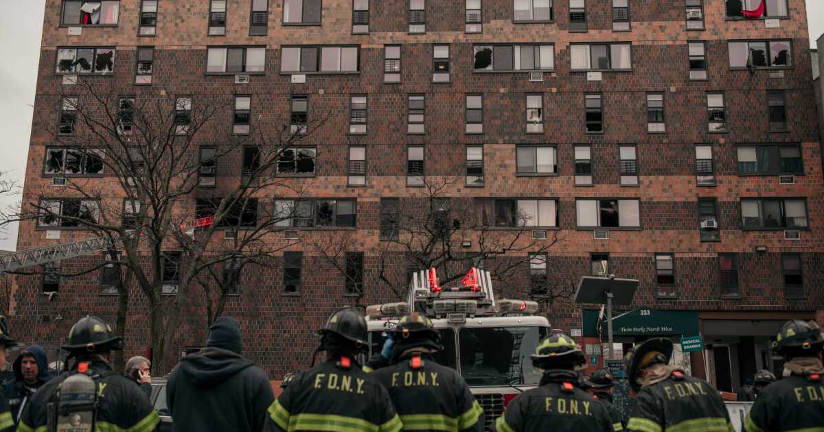 A fire in NY leaves at least 19 dead