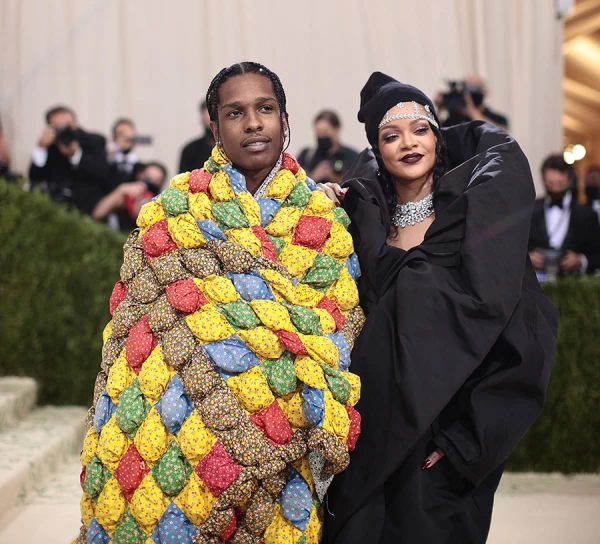Rihanna y su pareja, el rapero A$AP Rocky