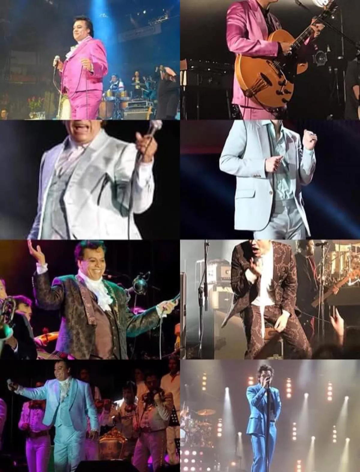El gran parecido en sus outfits han comparado a Harry Styles con Juan Gabriel 