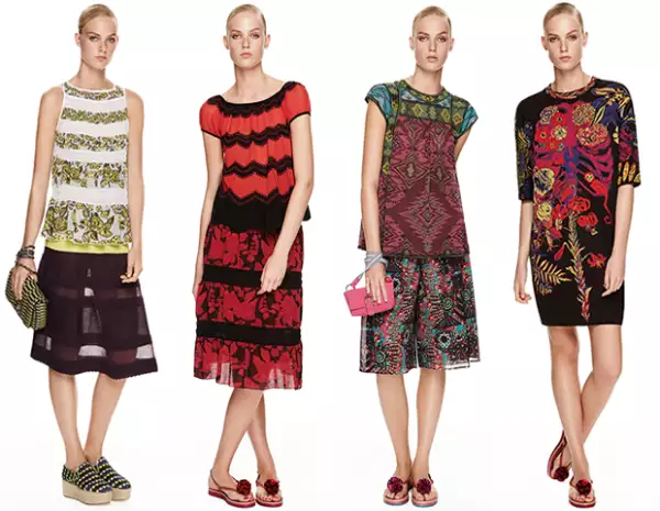 M Missoni se inspiró en Frida Kahlo y el Día de Muertos para su colección RTW de verano 2015.