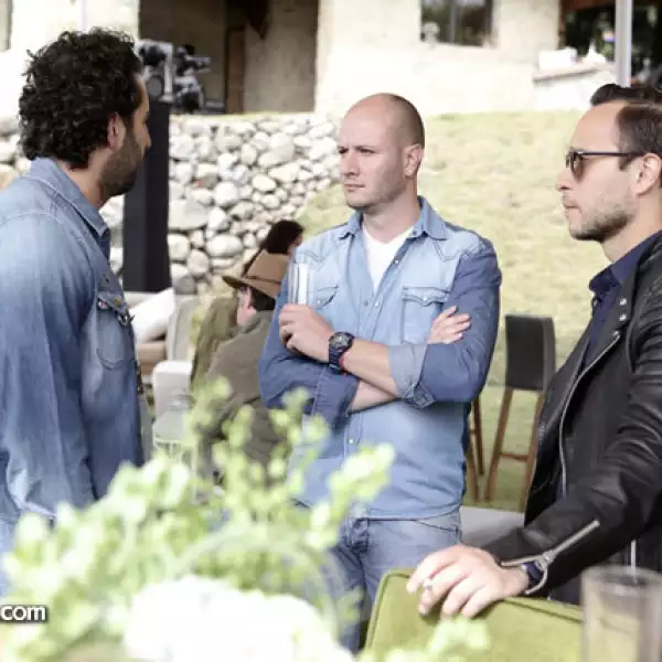 Alejando Gutiérrez, Kicho Rivera y Alejandro Perera