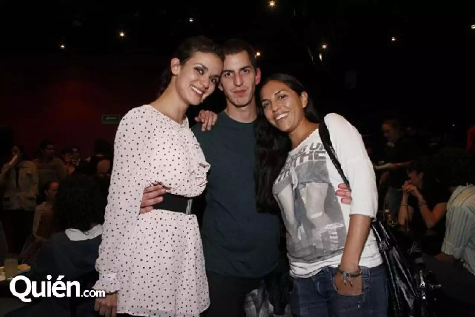 Diana Sedano,David Calderón y Laura Pino