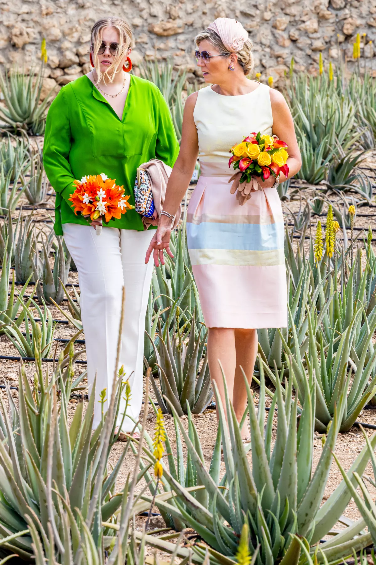 Princesa Amalia y reina Máxima