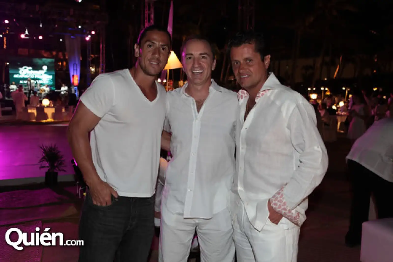 Willy Cañas, Dario Brignole y Geofrey Fernández