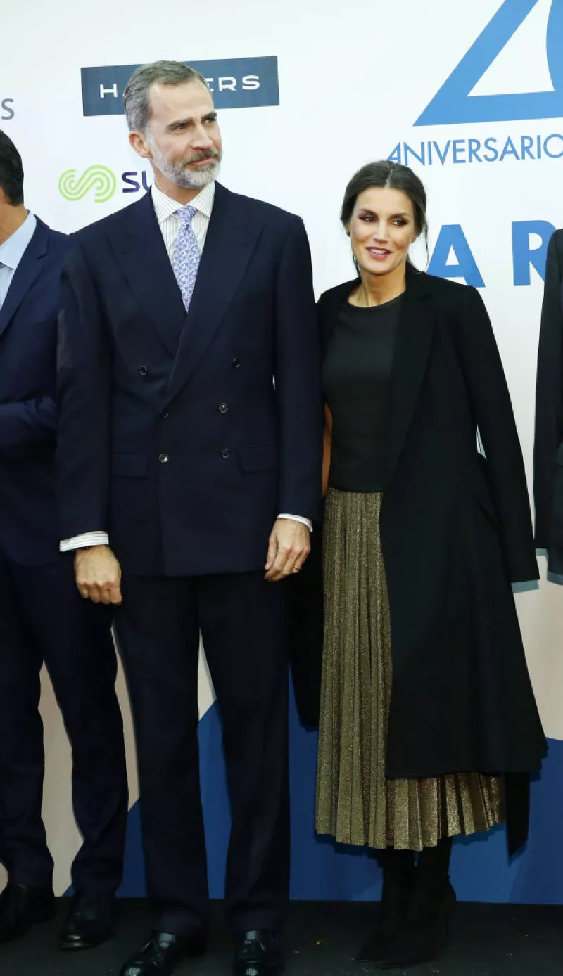 Rey Felipe, reina Letizia de España.