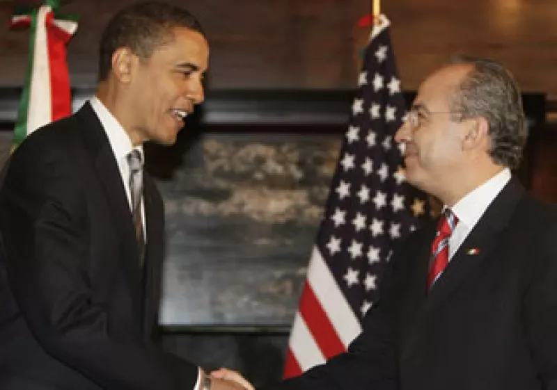 Barack Obama se reunirá nuevamente con Felipe Calderón este fin de semana. (Foto: Archivo AP)