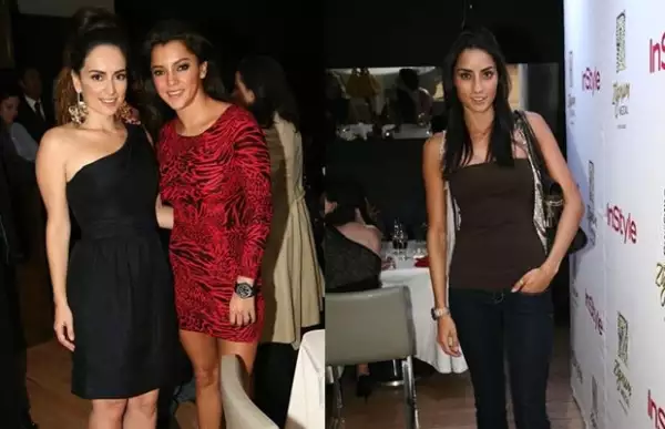 Sara optó por el animal print, mientras que Paola prefirió un top strapless.