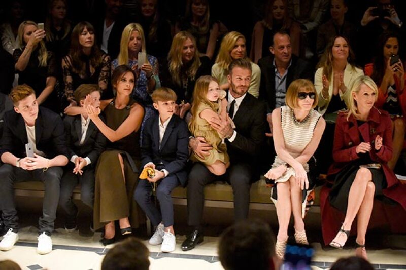La familia es respetada en el mundo de la moda.