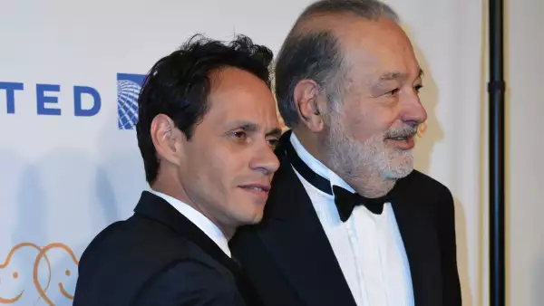 Marc Anthony y Carlos Slim
