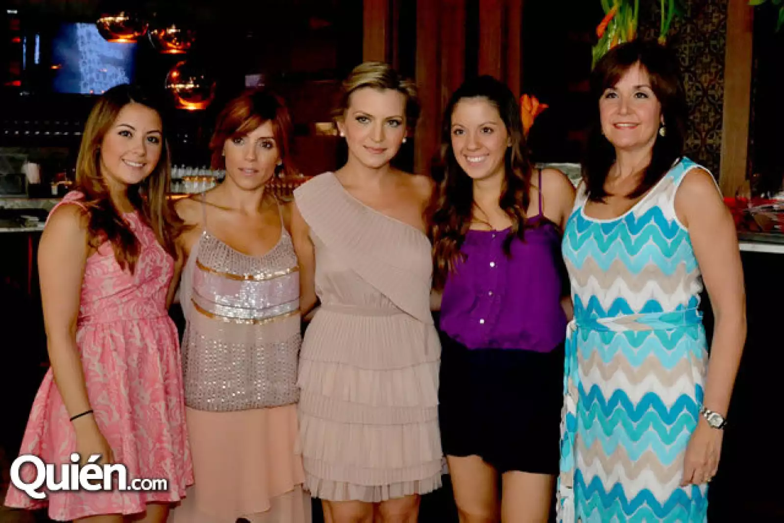 Cordelia Belden, Cecilia Rangel, Mariana Rangel, Lorena Belden y Lorena García de Belden