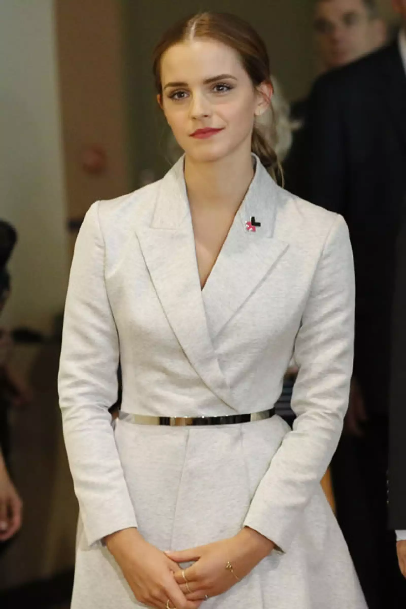 En el lanzamiento de la campaña HeForShe en 2014.