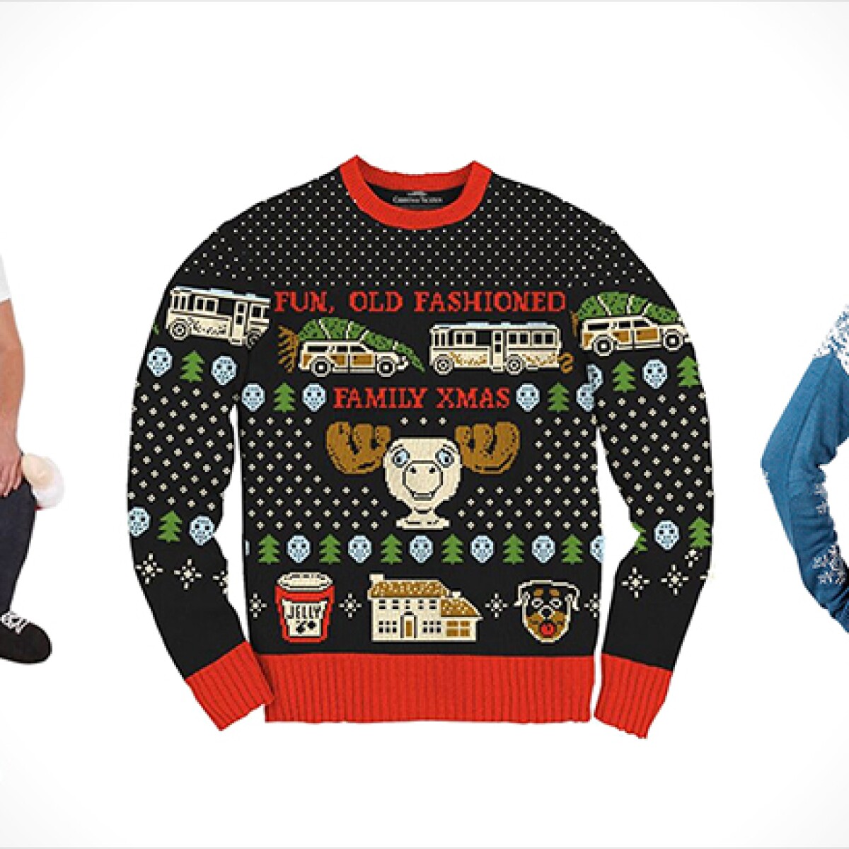 Ugly Christmas Sweater Sweatshirt Snoopy Charlie Brown The