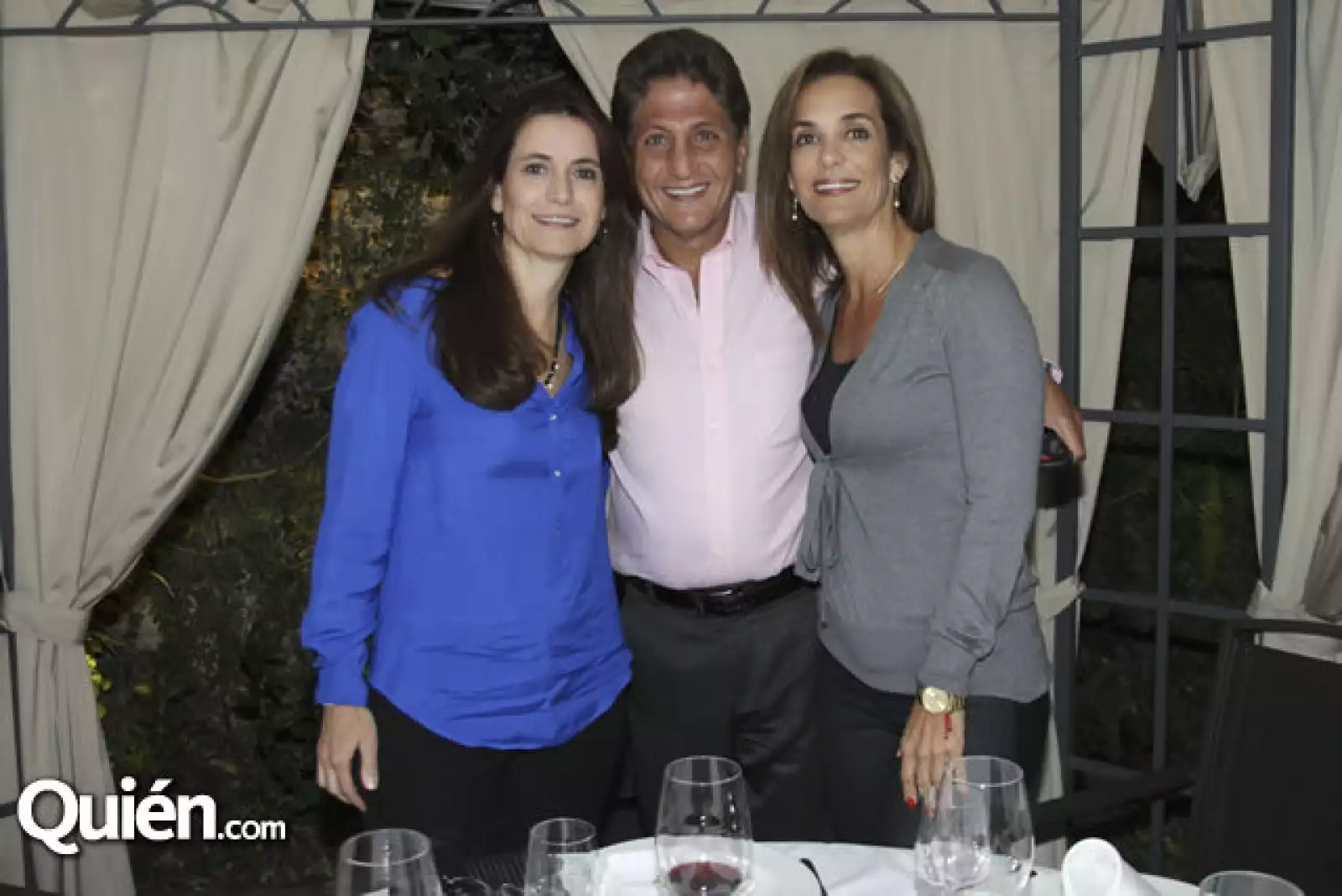 Cristina Moragrega, Juan José Frangie y Martha Moragrega