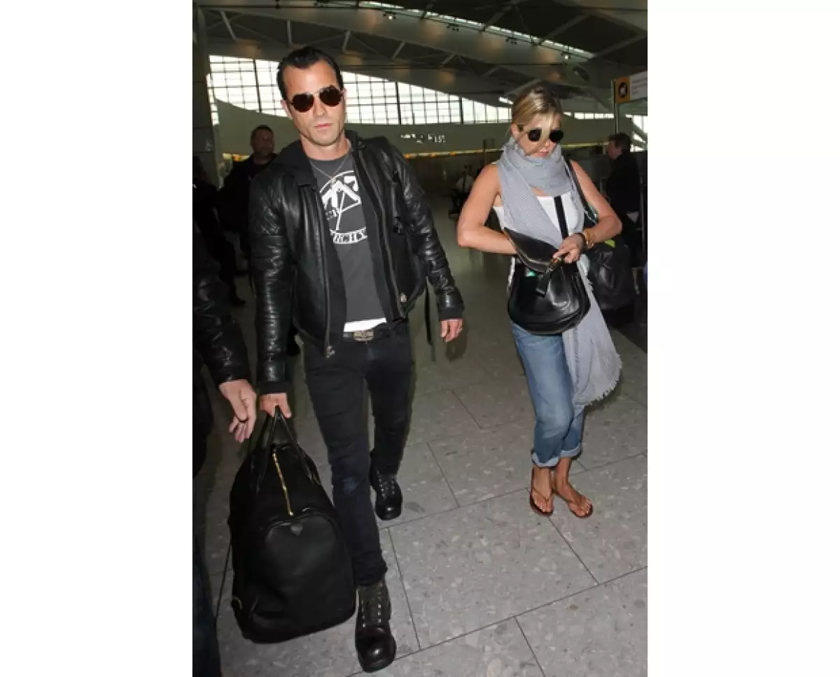 En Heathrow, el aeropuerto londinense, también estuvieron juntos.
