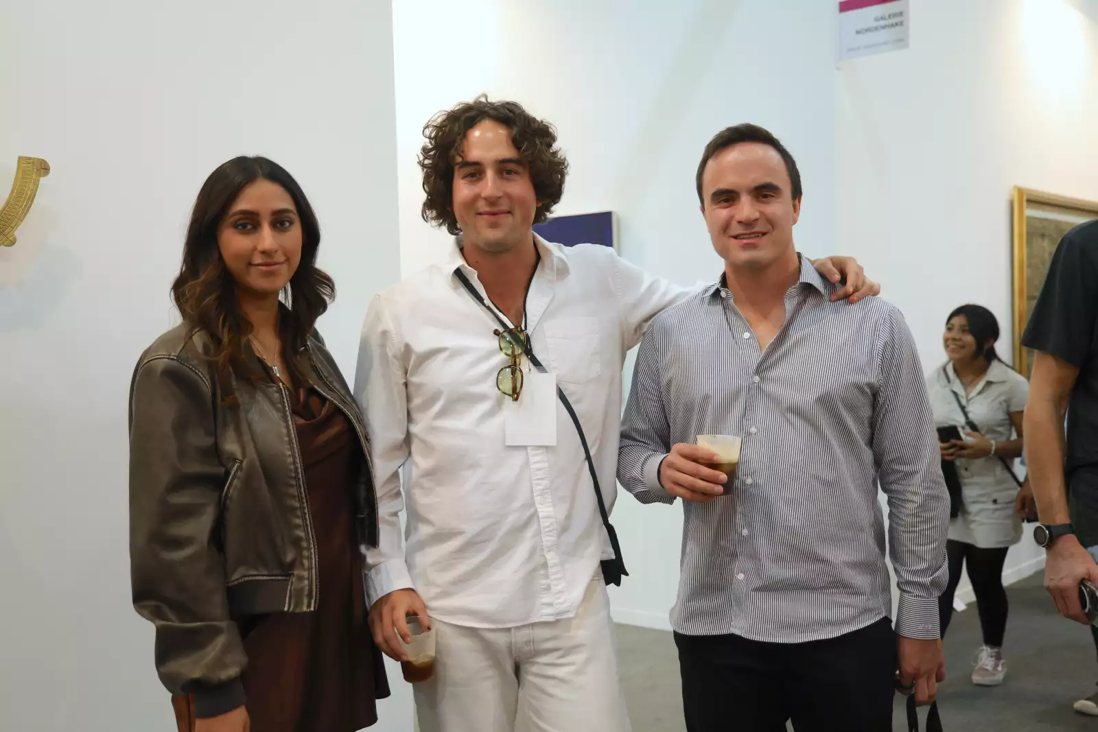 María Jimena Cerda, Ramiro González Luna y Héctor Sulaimán