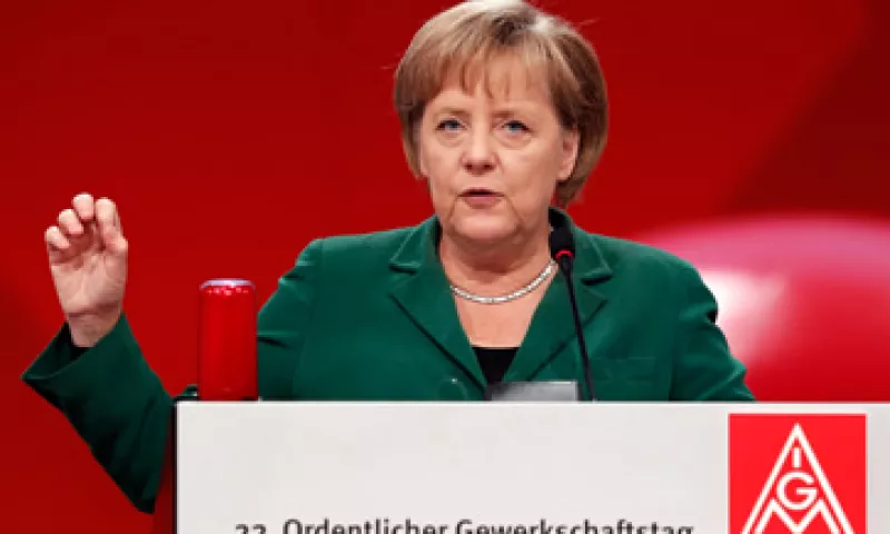 Angela Merkel, canciller de Alemania indicó que detrás de las protestas están las quejas de que el sector financiero no sigue las reglas, indicó el vocero de la funcionaria. (Foto: Reuters)