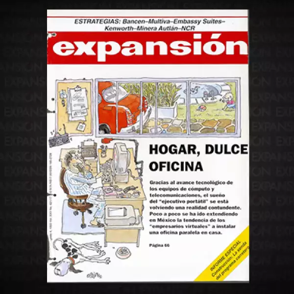 El “ejecutivo portátil o virtual” comenzaba a configurarse gracias al fax,  el módem y distintos paquetes de software. Iniciaba apenas la revolución de la oficina; en el siglo XXI se ha consolidado con el nombre de ‘home office’.