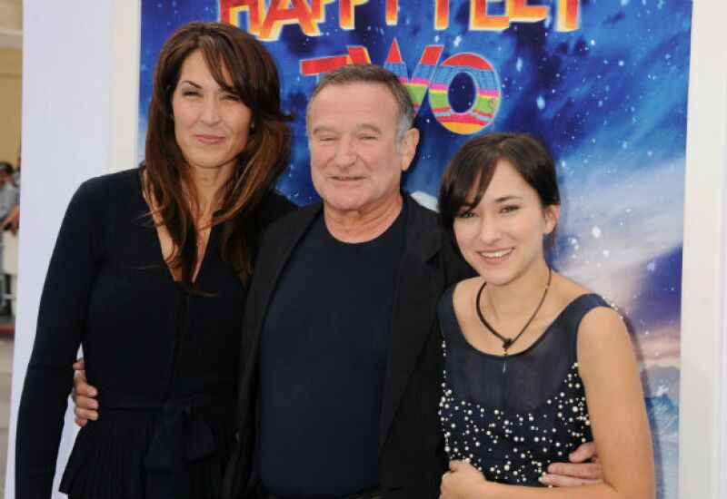 Robin Williams en uno de sus últimos eventos con Susan y su hija Zelda.