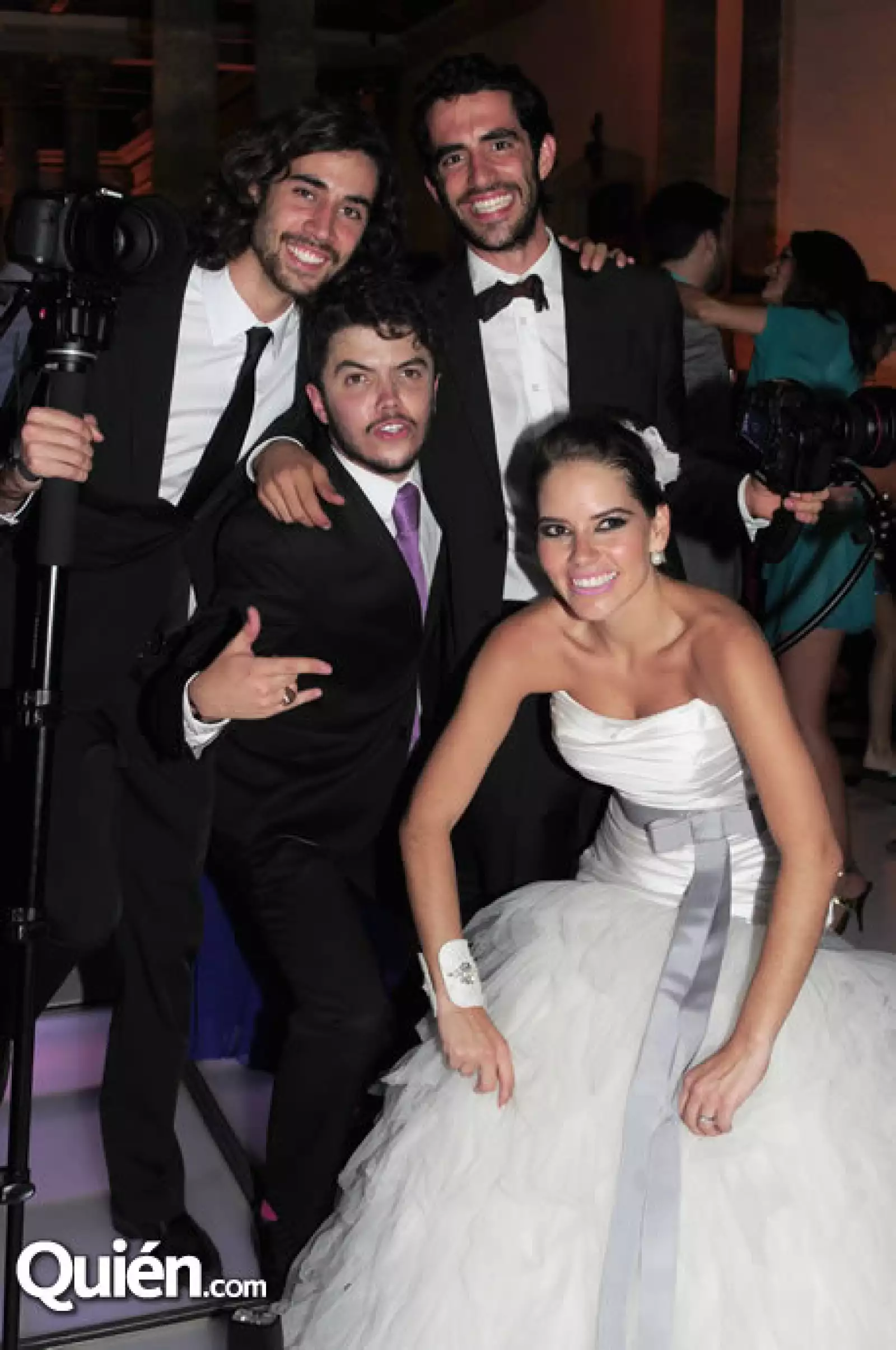 Santiago Pedroche, Andrés Solís, Juan Carlos Campos y Mariana Sánchez