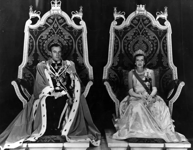 Lord y Lady Mountbatten