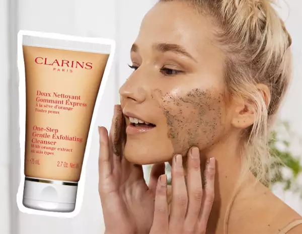 Clarins Limpiador Exfoliante Suave Exprés. Precio en putno de venta.