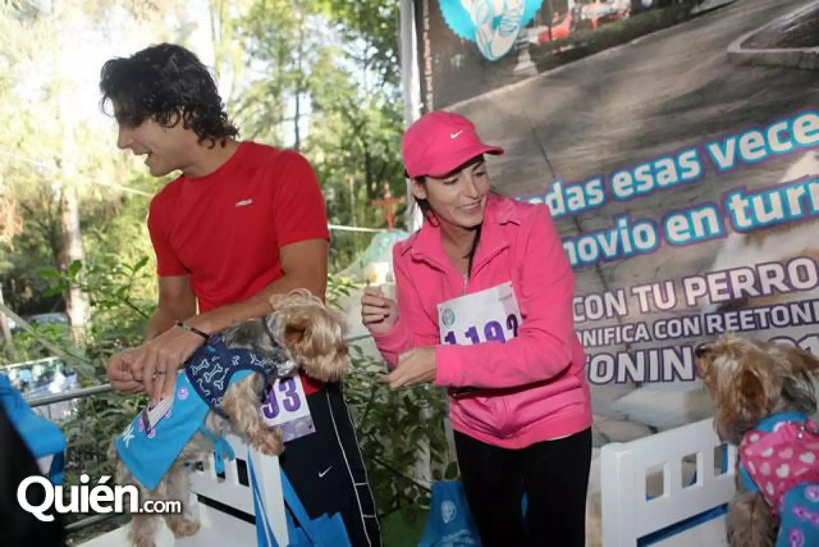 Alex Sirvent,Ximena Herrera con Maya Whiskey