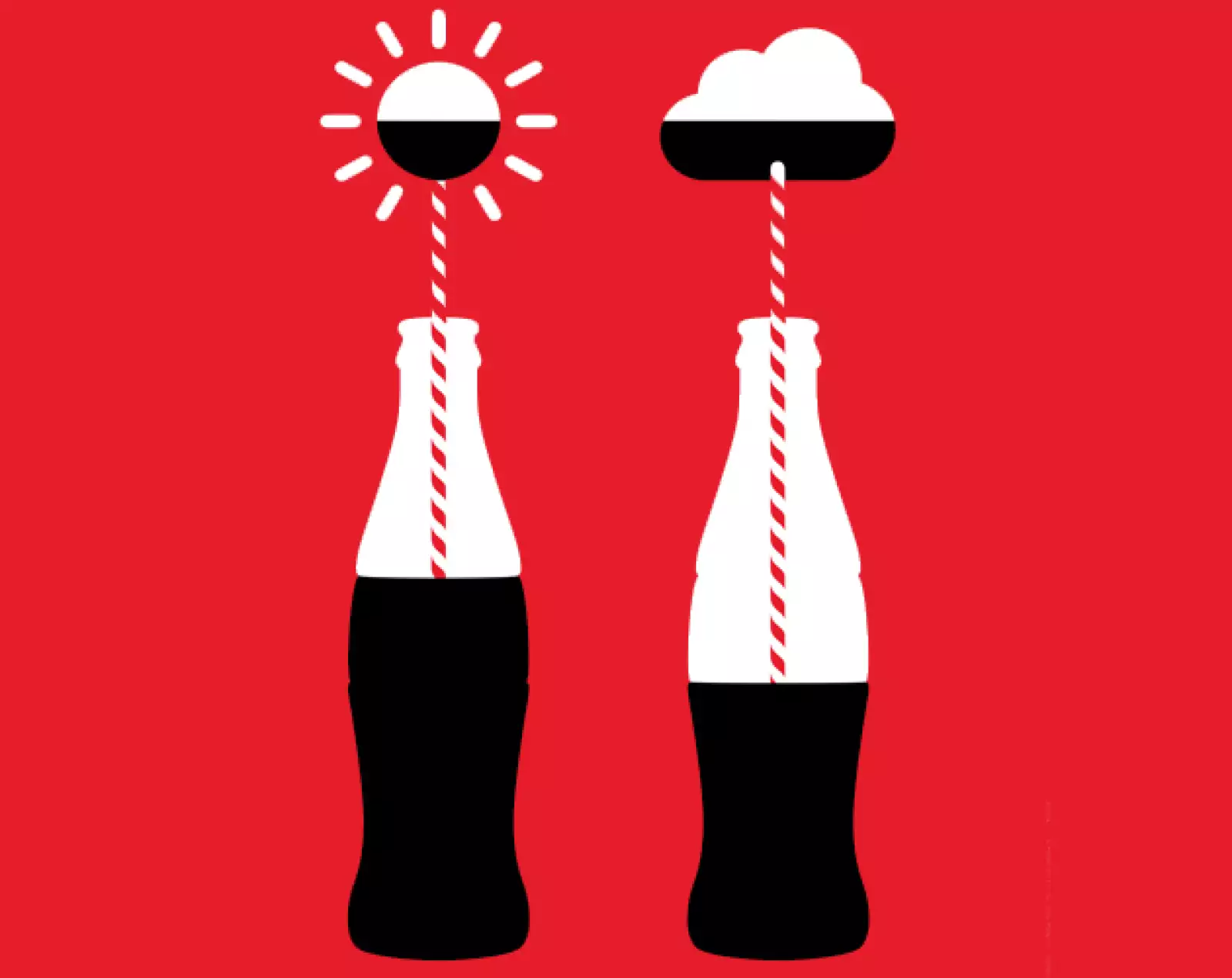 Mash-Up de la botella Coca-Cola